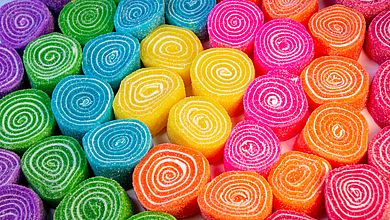 Bunte Süßigkeiten