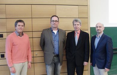 Dr. Markus Schäfer, Hubert Schug, Prof. Dr. med. Clemens Bulitta, Hans-Jürgen Kurz