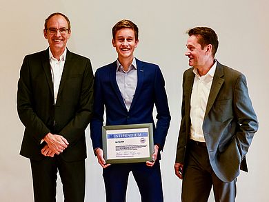 Prof. Dr. Thomas Dommermuth, Pius Stahl und Prof. Michael Hauer