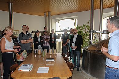 Besichtigung der Brauerei Bruckmüller 
