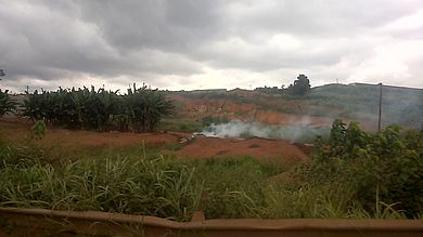 Müllverbrennung in Yaounde