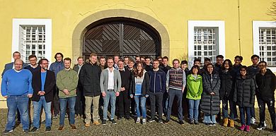 Die Referenten und TeilnehmerInnen bei der Spring School 2018