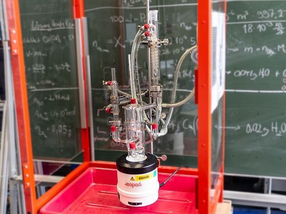 Versuchsaufbau zum Phasengleichgewicht