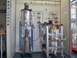 Laborfermenter zur Biogaserzeugung