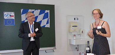 Die GastgeberInnen Marian Mure und Prof. Dr. Andreas P. Weiß 