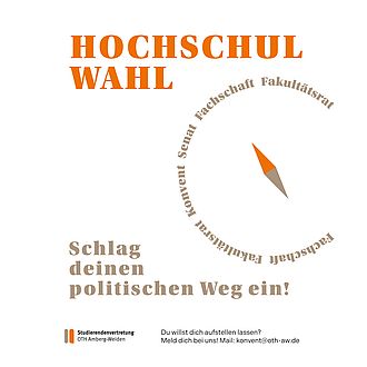 Plakat Hoschulwahlen
