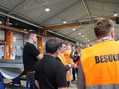 Einblick in Produktion