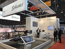 Stäubli Messestand