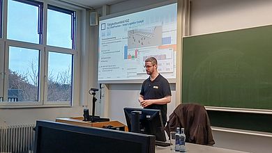 Christian Franik stellt das IGZ BestPractice – Smart Logistics Cockpit vor