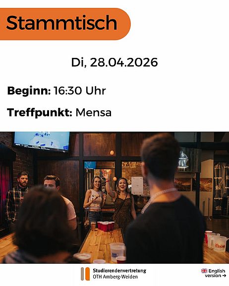 Stammtisch, alle Informationen im Text