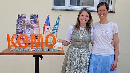 Dieses Jahr war die OTH Amberg-Weiden vertreten durch das Kompetenzzentrum Bayern - Mittel-Osteuropa den ganzen Tag beim Amberger Brückenfest dabei