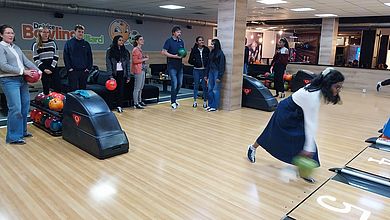 Auch ein gemeinsamer Bowlingabend stand auf dem Programm