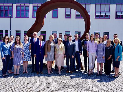 Gruppenbild am Weidener Campus