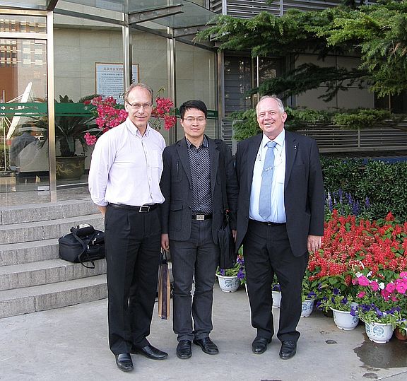 Gespräche an der China Three Gorges University 