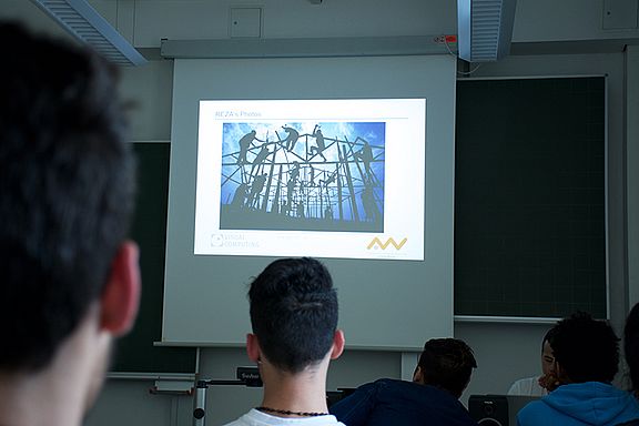 Präsentation mit Beamer