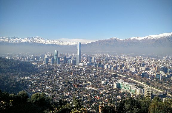 Santiago vom Cerro San Cristóbal
