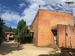 Krankenhaus in Butwal Backsteingebäude mit Flachdach