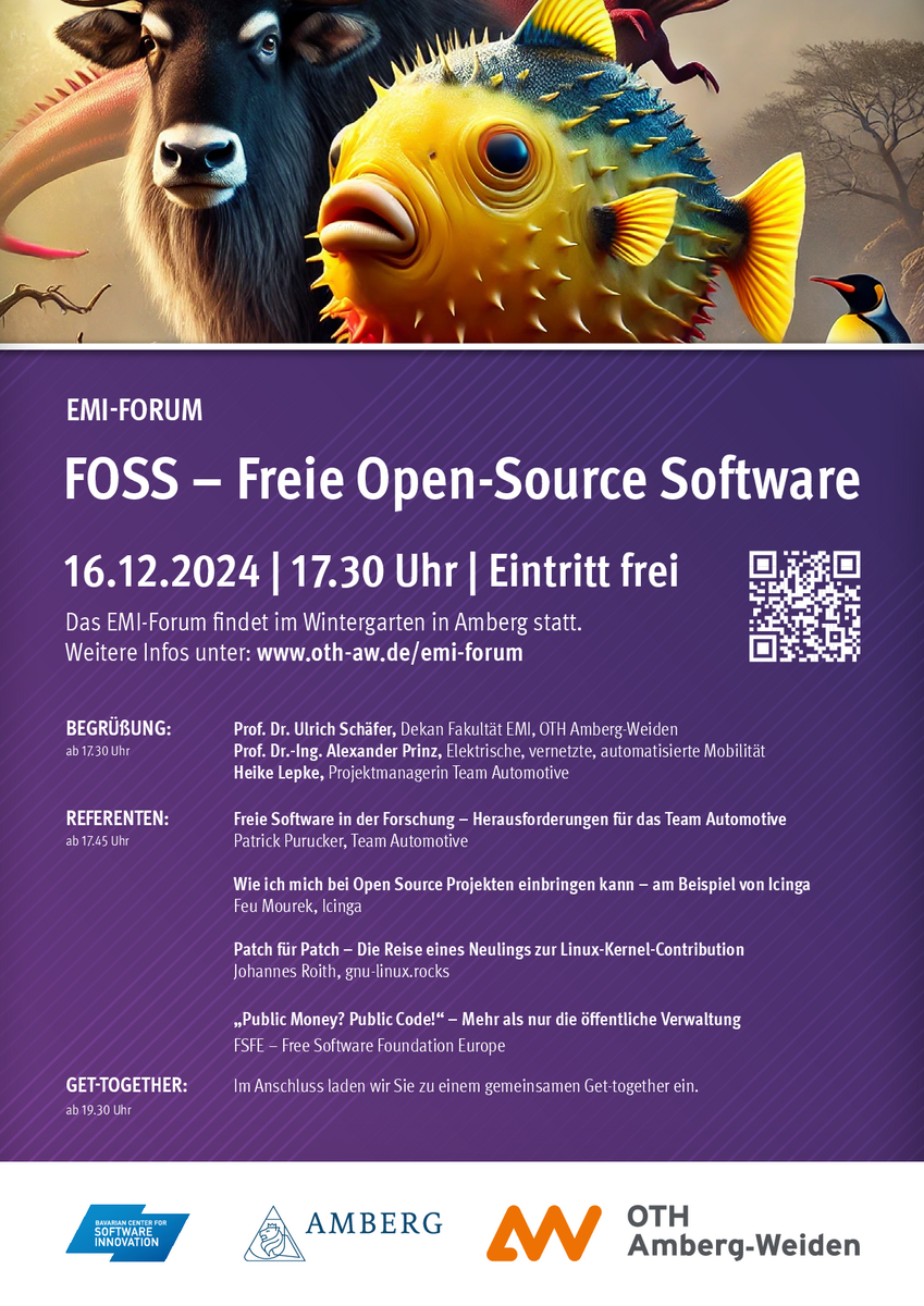 Emiforum EMI-Forum: FOSS – Freie Open-Source Software