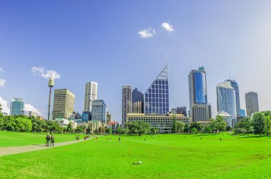 Blick auf die Stadt in Sydney