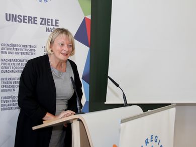 Prof. Dr. Andrea Klug, Präsidentin der OTH Amberg-Weiden, begrüßte die Gäste.