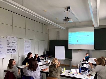 Die Teilnehmerinnen beim Workshop