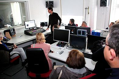 Besichtigung Medienlabor