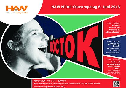 Für die Konzeption und Durchführung des Mittel-Osteuropatages am Donnerstag, 6. Juni 2013 konnten das Zentrum für Sprachen, Mittel- und Osteuropa in Kooperation mit dem International Office der HAW erfolgreich eine Förderung durch den Deutschen Akadem
