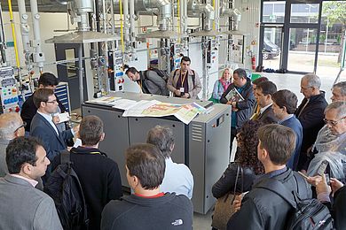 Die brasilianische Delegation im KWK-Technikum