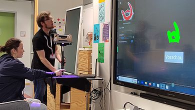 Technik in der Medizin - auch das war Thema beim Girls' Day