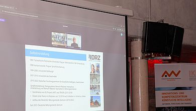 Dr. Ivana Kruijff-Korbayová zugeschaltet