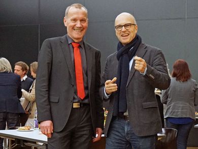 Prof. Dr. Horst Rottmann und Prof. Dr. Wolfram von Rhein