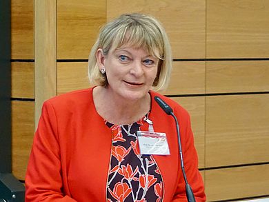 Präsidentin Prof. Dr. Andrea Klug begrüßte die Gäste.