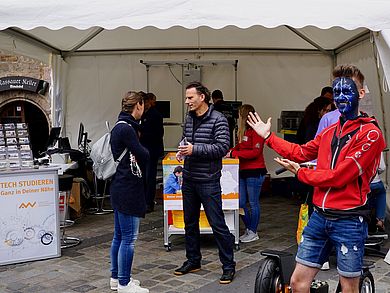 Willkommen am Stand der OTH Amberg-Weiden!