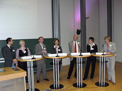 Podiumsdiskussion im Rahmen der Bologna-Tagung im Siemens Innovatorium
