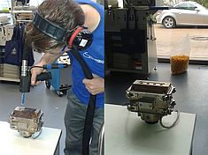 Vorführtag Trockeneisstrahlen