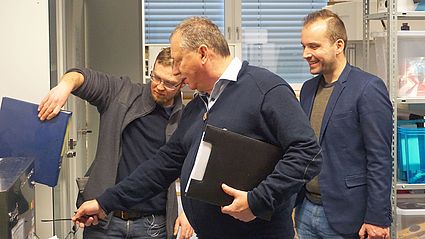 Thomas Schulz im 3D-Druck-Labor