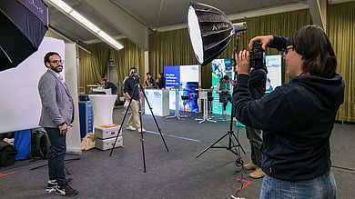 Auch professionelle Fotoshootings und Bewerbungsmappenchecks gehörten zum Angebot des careerdays