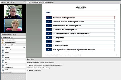 Virtueller Gastvortrag: Prof. Dr. Wolfgang Renninger und Hiltrud Werner