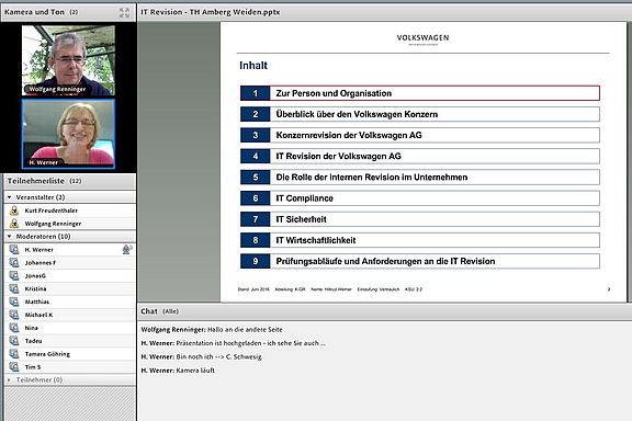 Virtueller Gastvortrag: Prof. Dr. Wolfgang Renninger und Hiltrud Werner