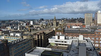 Ausblick über Glasgow