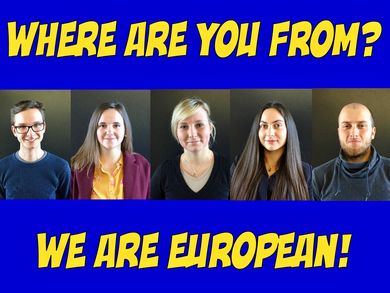 Klares Statement: Wir sind Europäer!