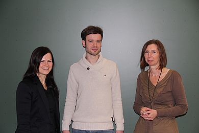 Im Rahmen der Vorlesung Recherchetechnik bei Prof. Dr. Ursula Versch (Fakultät Maschinenbau/Umwelttechnik) berichteten Patentingenieurin Susanne Pröls und Patentingenieur Stephan Wäger über ihre Tätigkeiten in der Patentanwaltskanzlei Benninger und a