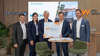 Nach bereits jahrelanger Zusammenarbeit wird die HT Group nun Innovativer LernOrt der OTH Amberg-Weiden (Quelle: Birgit Pechler/ HT Group)