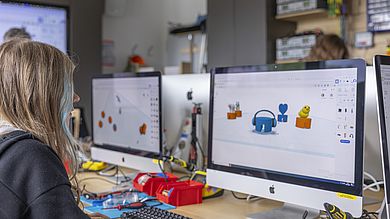 Und auch 3D-Druck stand auf dem Programm