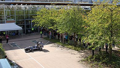 Rennwagen des Running Snail Racing Teams