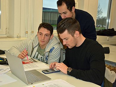 Team 4 bei der Planung