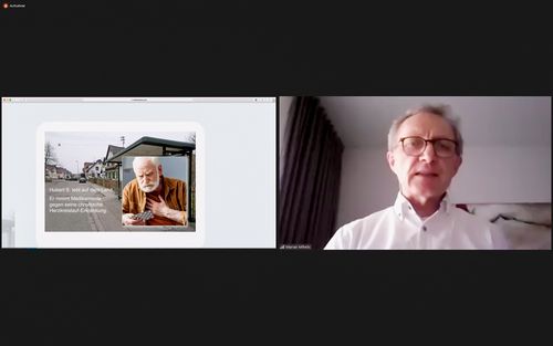 Screenshot während der Präsenation