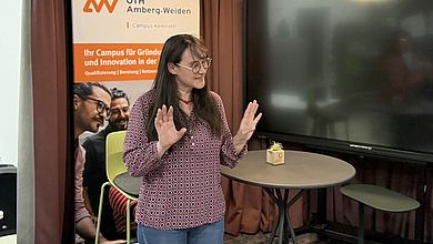 Petra Schuster, Müllermeisterin in der sechsten Generation und Inhaberin der Schustermühle Kemnath, spricht darüber, wie es ist als Frau im Handwerk einen Betrieb zu führen