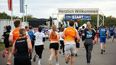 Die meisten Läuferinnen und Läufer brauchten rund eine Stunde ins Ziel
