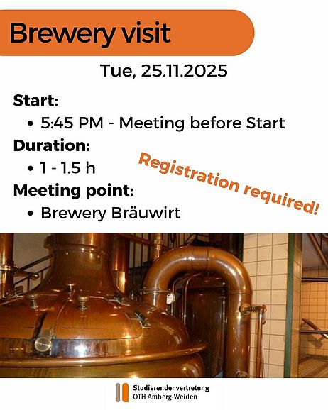 Brewery visit, all information also in the text